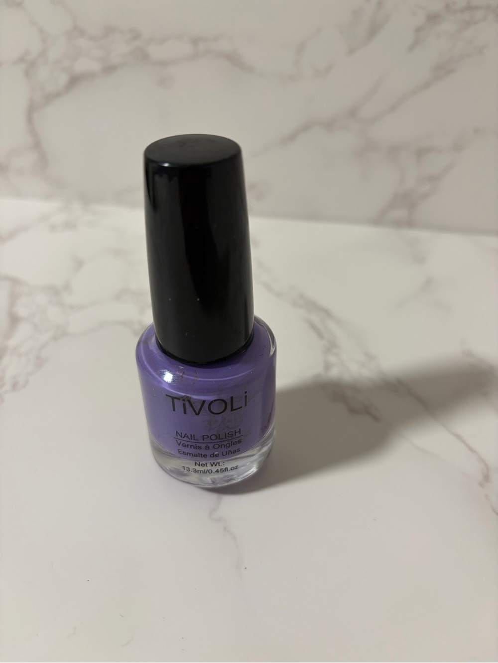 Tivoli Lavender Purple Nail Polish Bottle